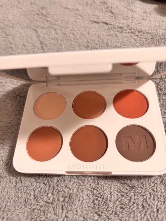 Morphe Other - Morphe Warm Matte Six-Pan Palette — Cream, Tan, Orange & Brown